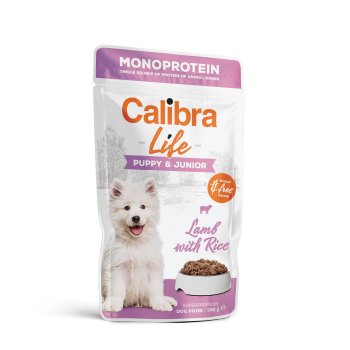Calibra Dog Life saszetka Puppy&Junior Lamb 150 g