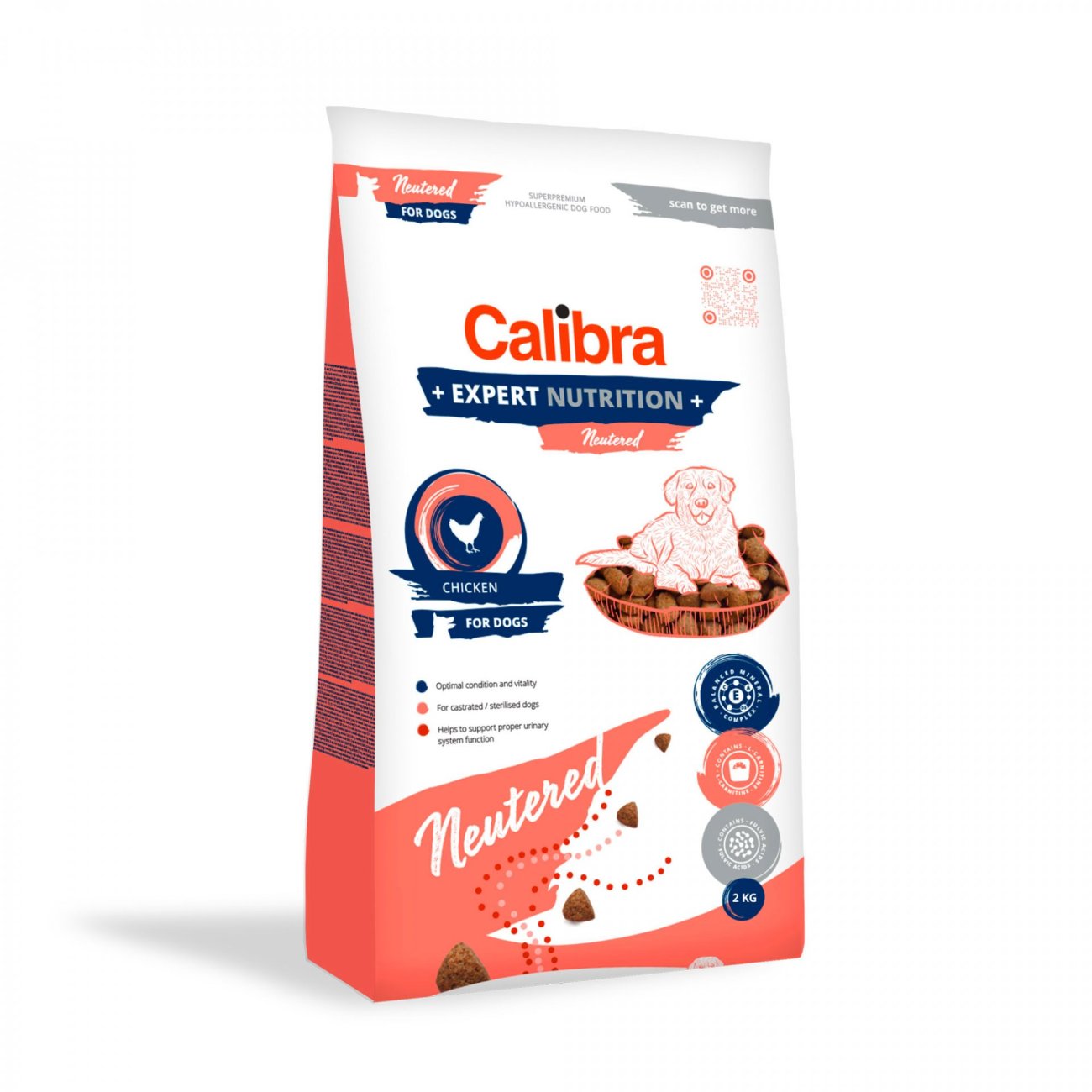Calibra Dog EN Neutered Chicken 2kg 