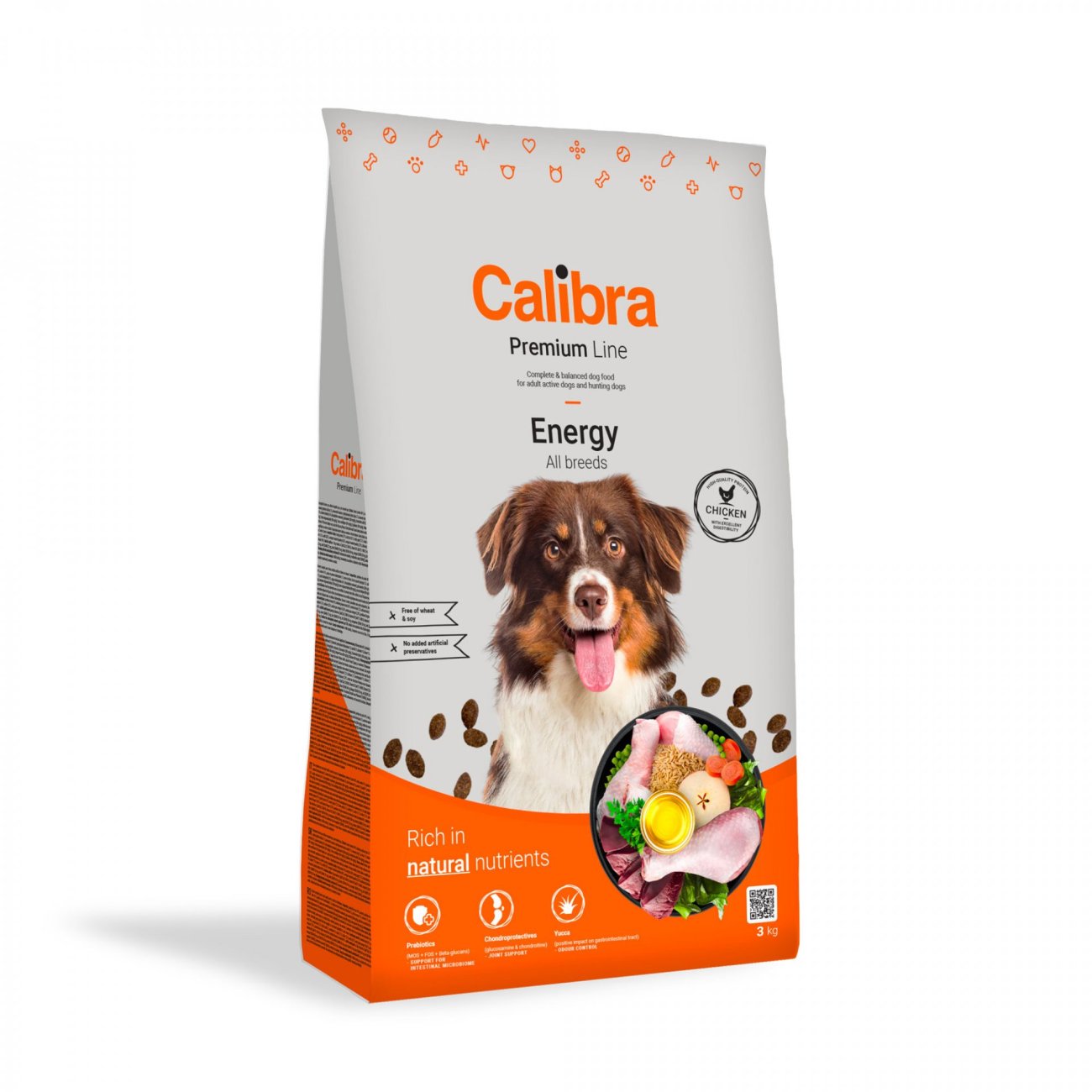 Calibra Dog Premium Line Energy Chicken 3 kg NEW