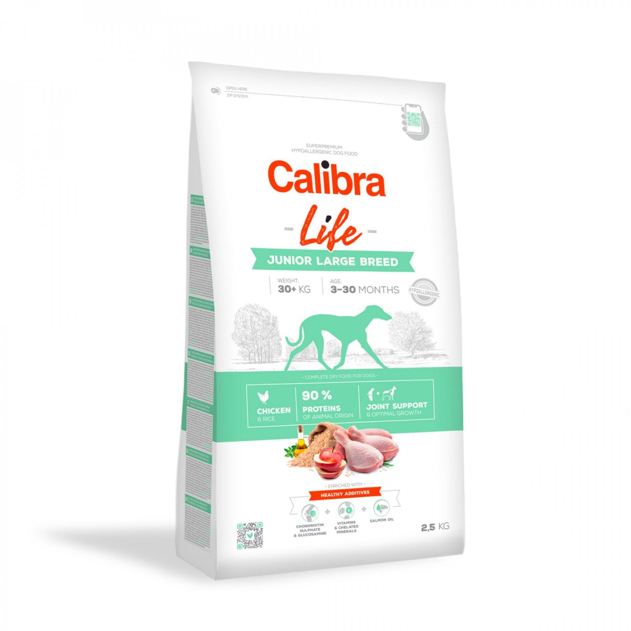 Calibra Dog Life Junior Large Breed Chicken  2,5kg