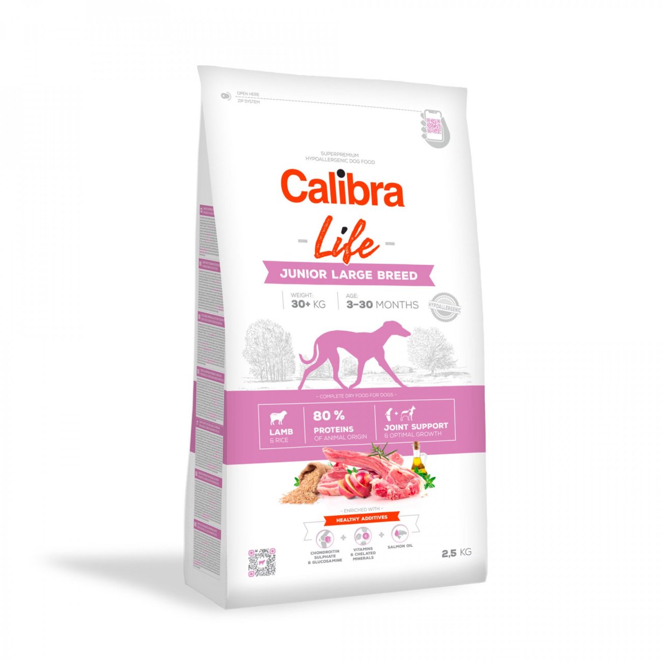 Calibra Dog Life Junior Large Breed Lamb  2,5kg